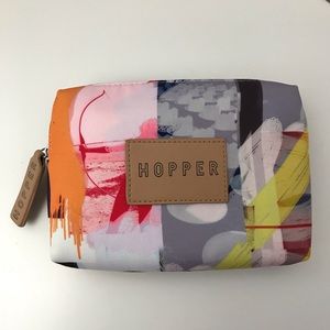 HOPPER Zippered Clutch Travel Makeup / bag